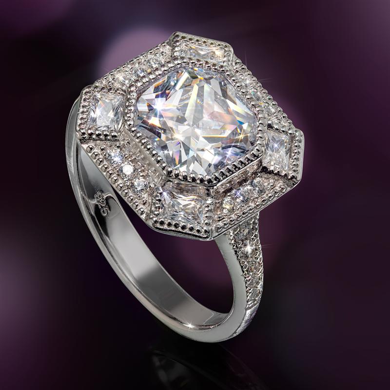 Classic Cushion Cut Ring